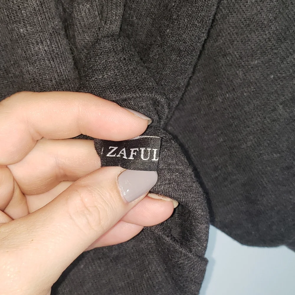 Zaful | Pull over mocked neck cropped sweater - Picture 4 of 5